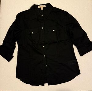 Michael Kors Women's Black Casual shirt